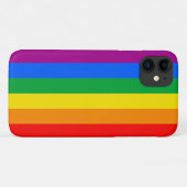 LGBTQ+ regenboogpride vlag Case-Mate iPhone Case (Achterkant (horizontaal))