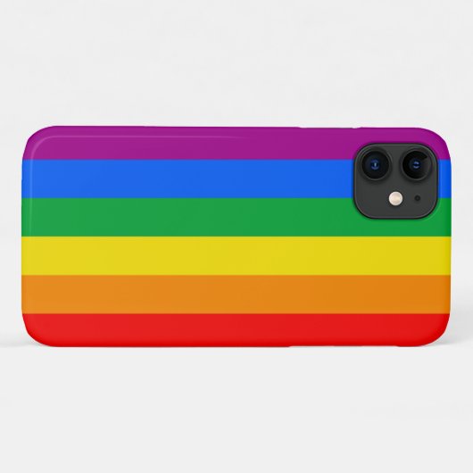 LGBTQ+ regenboogpride vlag Case-Mate iPhone Case (Achterkant (horizontaal))