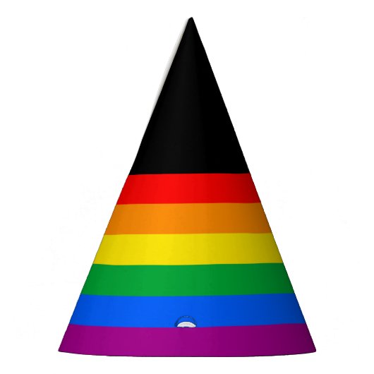 LGBTQ+ regenboogpride vlag Feesthoedjes (Links)