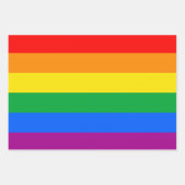 LGBTQ+ regenboogpride vlag Inpakpapier Vel (Voorkant 2)