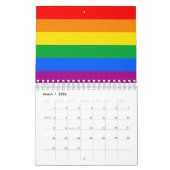 LGBTQ+ regenboogpride vlag Kalender (Mar 2026)
