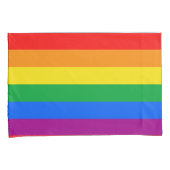 LGBTQ+ regenboogpride vlag Kussensloop (Voorkant-Rechts)