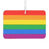 LGBTQ+ regenboogpride vlag Luchtverfrisser (Achterkant)
