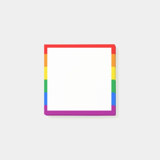LGBTQ+ regenboogpride vlag Post-it® Notes (Voorkant)