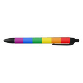 LGBTQ+ regenboogpride vlag Zwarte Inkt Pen (Bodem)