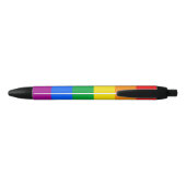 LGBTQ+ regenboogpride vlag Zwarte Inkt Pen (Achterkant)