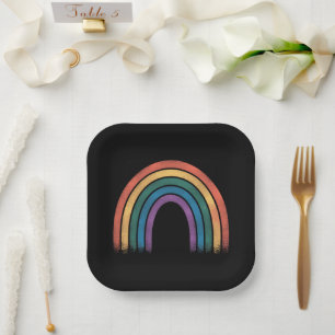 LGBTQ Regenboogvlag Gay Pride LGBT Bewustzijn Ally Papieren Bordje