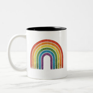LGBTQ Regenboogvlag Gay Pride LGBT Bewustzijn Ally Tweekleurige Koffiemok