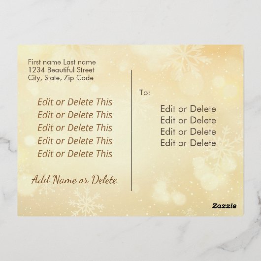 LGBTQ regenboogvlag Kerststerren Folie Feestdagen Briefkaart (Achterkant)