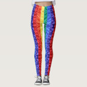 LGBTQ Regenboogvlag regenboogstrips homoseksuele t Leggings (Voorkant)