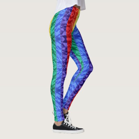LGBTQ Regenboogvlag regenboogstrips homoseksuele t Leggings (Rechts)