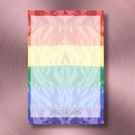 LGBTQ-regenboogvlag streept de speciale homepage Post-it® Notes