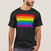 LGBTQ+ Regenboogvlag T-shirt (Voorkant)