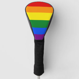 LGBTQ+ regenboogvlag voor Pride Month Golf - Golfheadcover