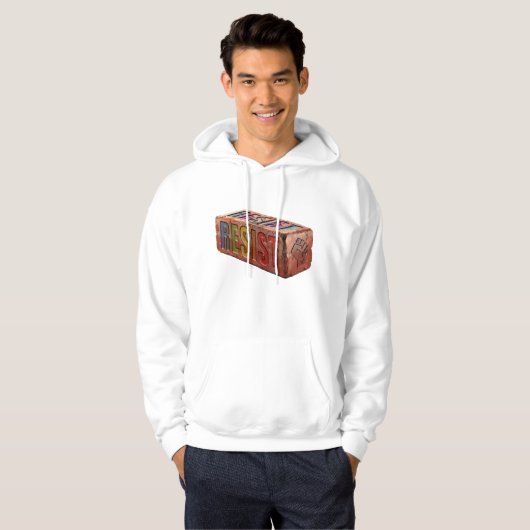 LGBTQ+ "RESIST"-steen Hoodie (Voorkant volledig)