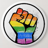 LGBTQ RESISTANCE - - RONDE BUTTON 6,0 CM (Voorkant)