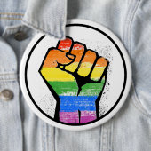 LGBTQ RESISTANCE - -  RONDE BUTTON 6,0 CM (In situ)