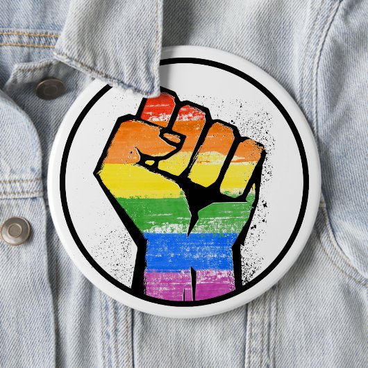 LGBTQ RESISTANCE - -  RONDE BUTTON 6,0 CM (In situ)