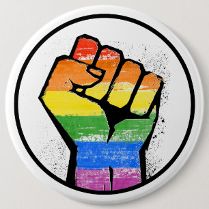 LGBTQ-RESISTENTIE - -  RONDE BUTTON 6,0 CM