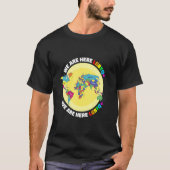 Lgbtq+ Respekt Lgbt Equivalent Human Card Earth T-shirt (Voorkant)