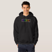 Lgbtq Retro Pride Rainbow Colorsflag Hoodie (Voorkant volledig)