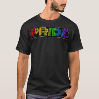 LGBTQ Retro Pride Rainbow Colours Premium T-shirt