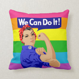 LGBTQ ROSIE DE RIVETER: WE KUNNEN HET DOEN! KUSSEN