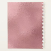 LGBTQ Roze Gouden Moderne Trouwplanner Planner (Achterkant)