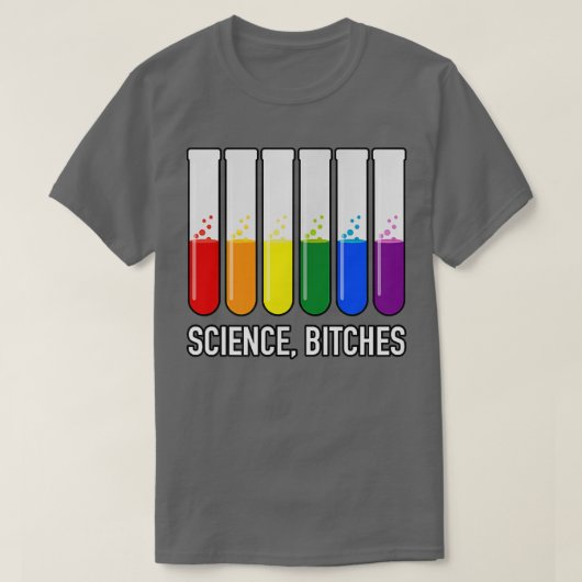 LGBTQ Science Design for Gay Scientists 1335 T-shirt (Design voorkant)