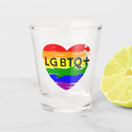 LGBTQ + SHOT GLAS