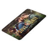 LGBTQ Simple Traditional Save the Date with Photo Magneet (Linkerzijde)