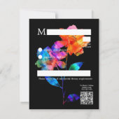 🌈 LGBTQ Soaring Together  Petals & Pride  RSVP Kaartje (Achterkant)