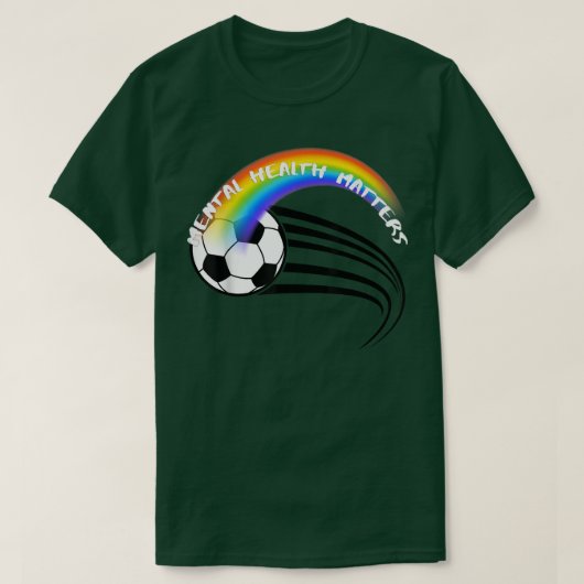 Lgbtq Soccer Pride Mental Health Matters3053 1385 T-shirt (Design voorkant)