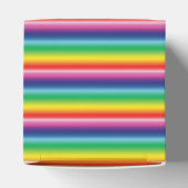 lgbtq strepen van de regenboogvlag bedankdoosjes (Bovenkant)