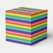 lgbtq strepen van de regenboogvlag bedankdoosjes (Achterkant)