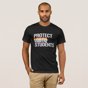 LGBTQ-studenten beschermen - LGBTQ-rechten - - T-shirt
