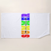 LGBTQ Summer Vibes | Rainbow Pride Strandlaken (Voorkant)