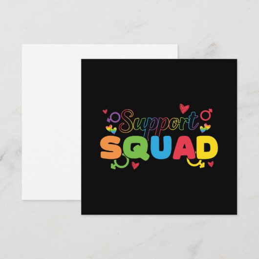 LGBTQ - Support Squad (Voorkant / Achterkant)
