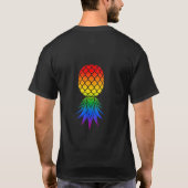 LGBTQ Swinger Pride (Zwart) T-shirt (Achterkant)