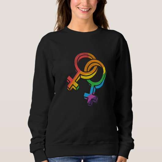 LGBTQ Symbol Equality Rights Awareness Month LGBT  Trui (Voorkant)