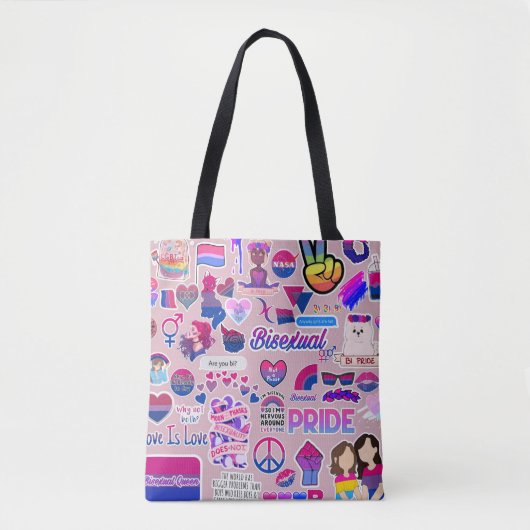 LGBTQ-Tas Tote Bag (Voorkant)