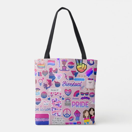 LGBTQ-Tas Tote Bag (Achterkant)