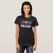 LGBTQ tegen Trump T-shirt (Voorkant volledig)