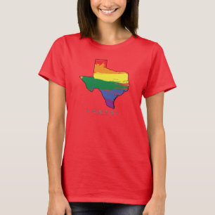 LGBTQ+ Texas Proud AF T-shirt