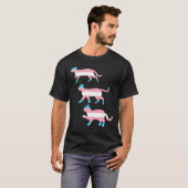 Lgbtq Trans Pride Month Cat Owner Queer Transgende T-shirt (Voorkant volledig)