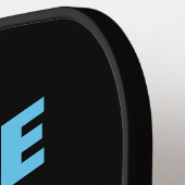 LGBTQ Transgender Pride  Herhaalde tekst Pickleball Paddle (Links Detail)