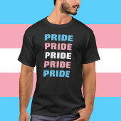 LGBTQ Transgender Pride  Herhaalde tekst T-shirt