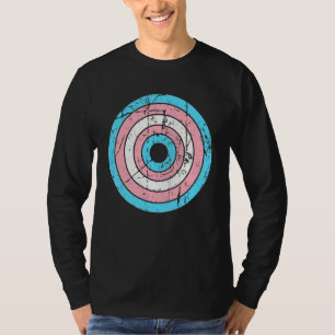 Lgbtq Transgender Pride Vlag Cirkel Lgbtqia+ Tran T-shirt