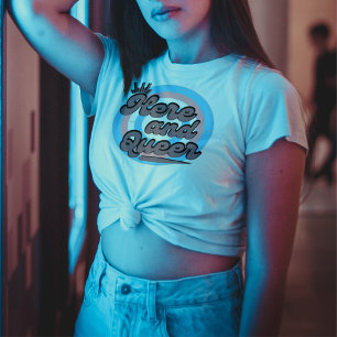 LGBTQ: Transportvlag - Hier en Queer T-shirt