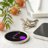 LGBTQ Tree of Life Recovery Gift Sleutelhanger (Zijkant)